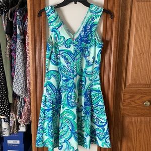 Lilly Pulitzer fit and flare dress, size xs